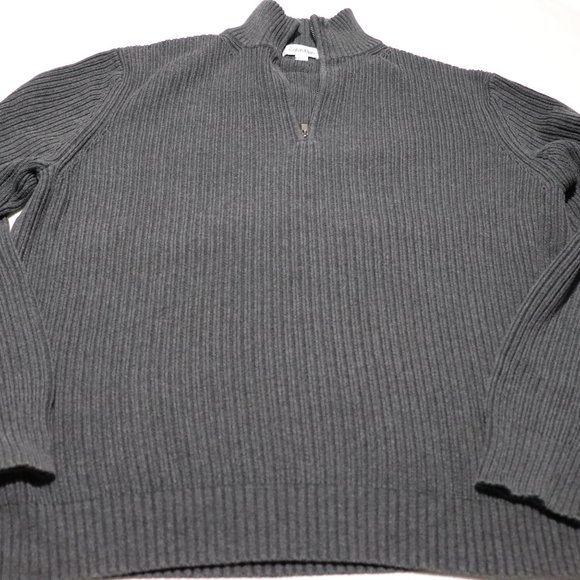 Calvin Klein Zip Up Sweater - Picture 2 of 3
